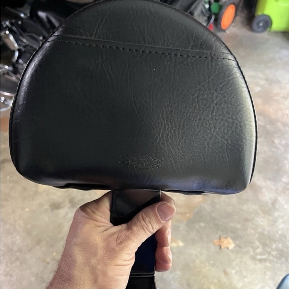 Harley-Davidson Black Leather Backrest